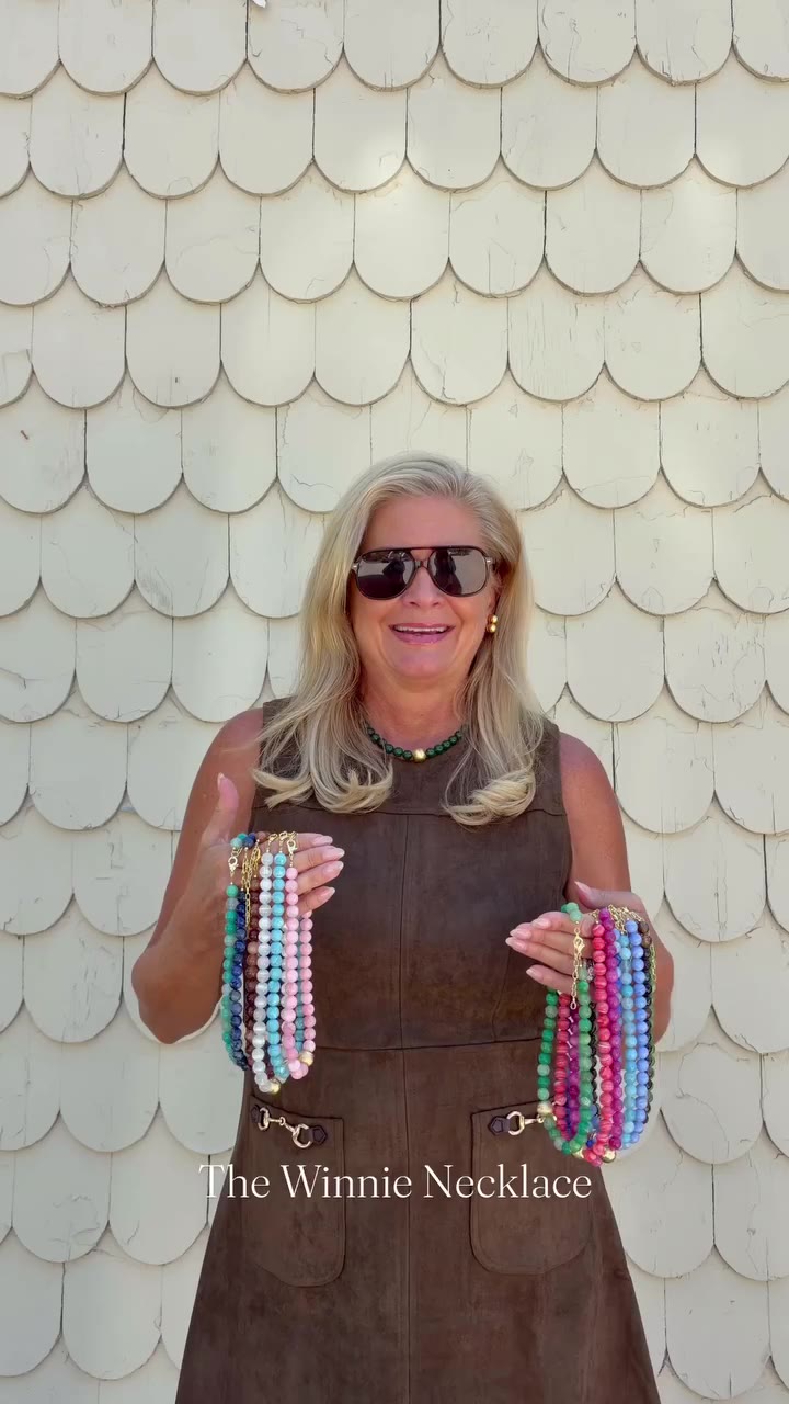 Our new Winnie Necklace is the perfect fall beaded necklace to accessorize any…