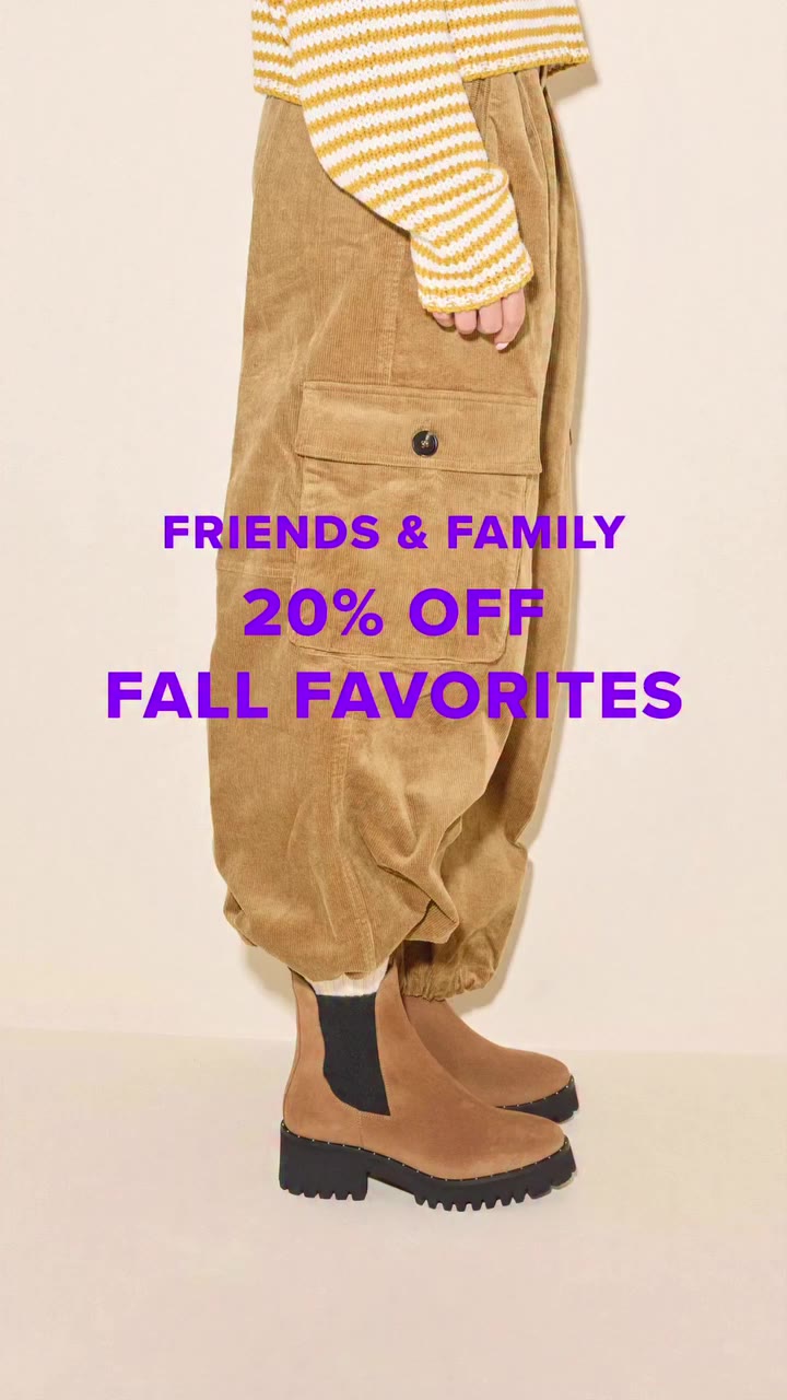 FRIENDS + FAMILY SALE IS ON ✨ 20% off our fall favorites, including iconic…