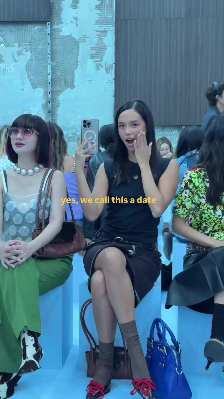 just us @monako0515 at @marni show lol