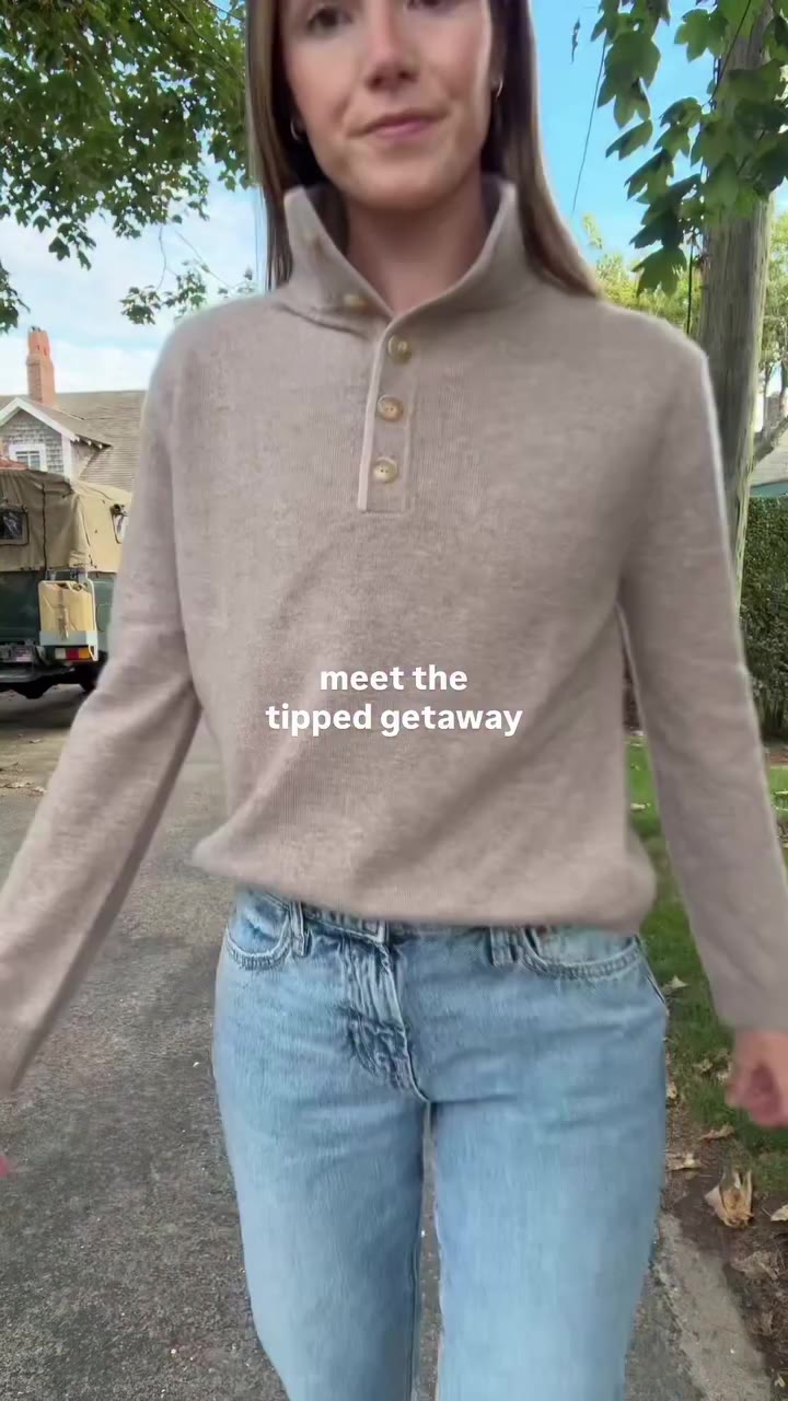 a fan favorite with an extra edge — meet the tipped cashmere getaway