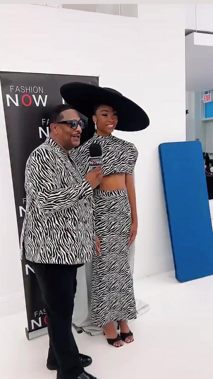 “Zebra print for the finale, Pressure for the future” #newyorkfashionweek…