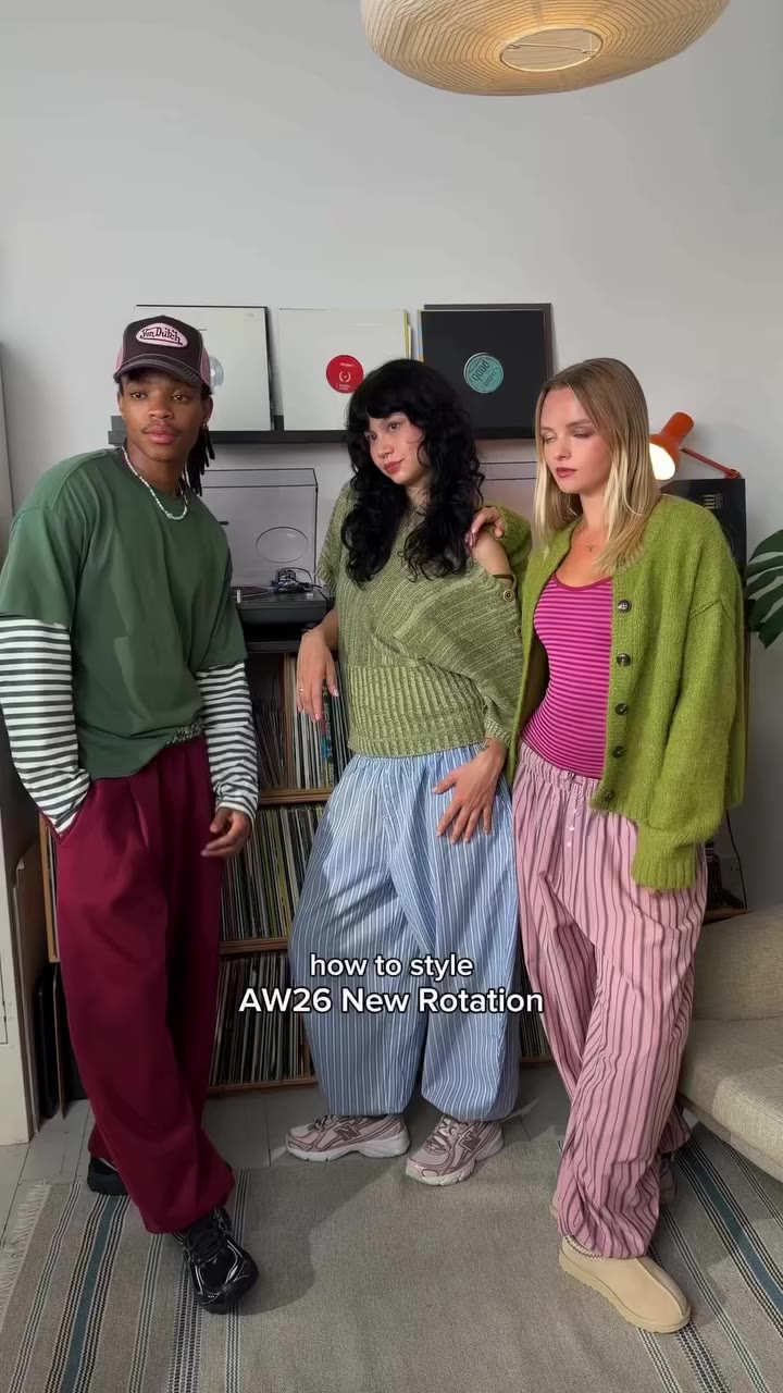 If the shoe fits, rotate it. ID: A video containing clips of three models…