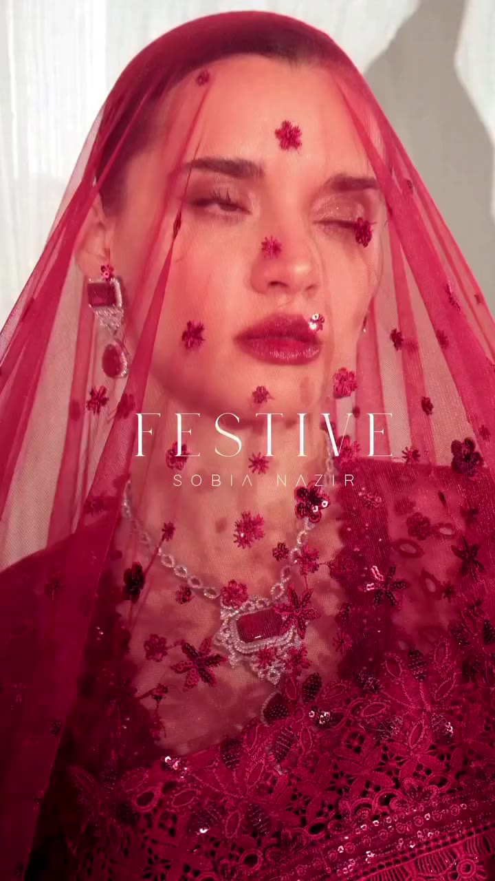 @sobianazirofficial Pre booking starts tonight 10 pm www.sobianazir.net NUR…