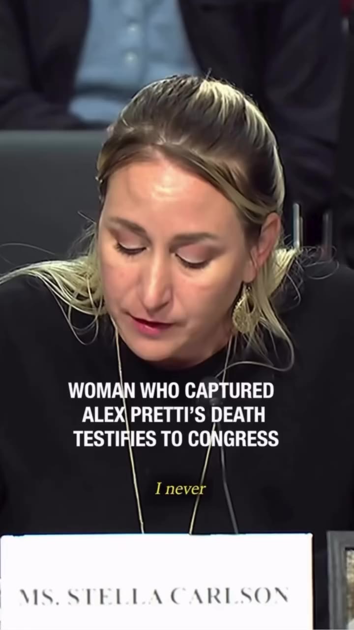 Stella Carlson, a bystander who filmed federal agents fatally shooting Alex…
