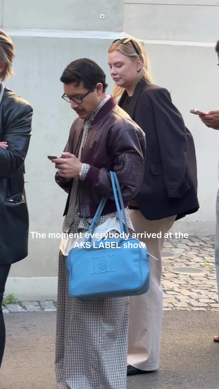 The excitement was palpable before the @aks_label show, Tribute Award: Brand…
