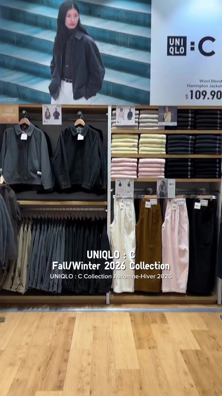 Now Available! UNIQLO : C Fall Winter 2026 embraces volume, lush texture, and…
