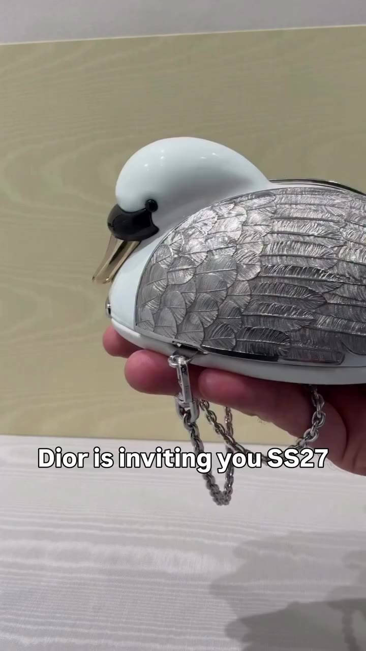 A LITTLE SWAN FROM DIOR 🦢 💌 Jonathan Andersonの鳩愛がDIORにも💛…