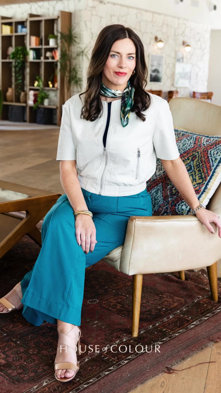 Everything from the shoulders up is where colour does its most powerful work…