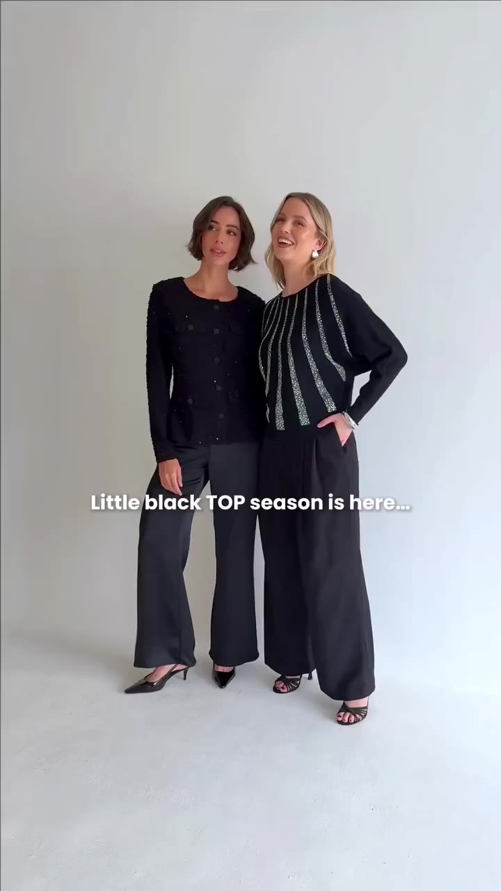 Because every occasionwear wardrobe needs a little black top🖤 Elegant…