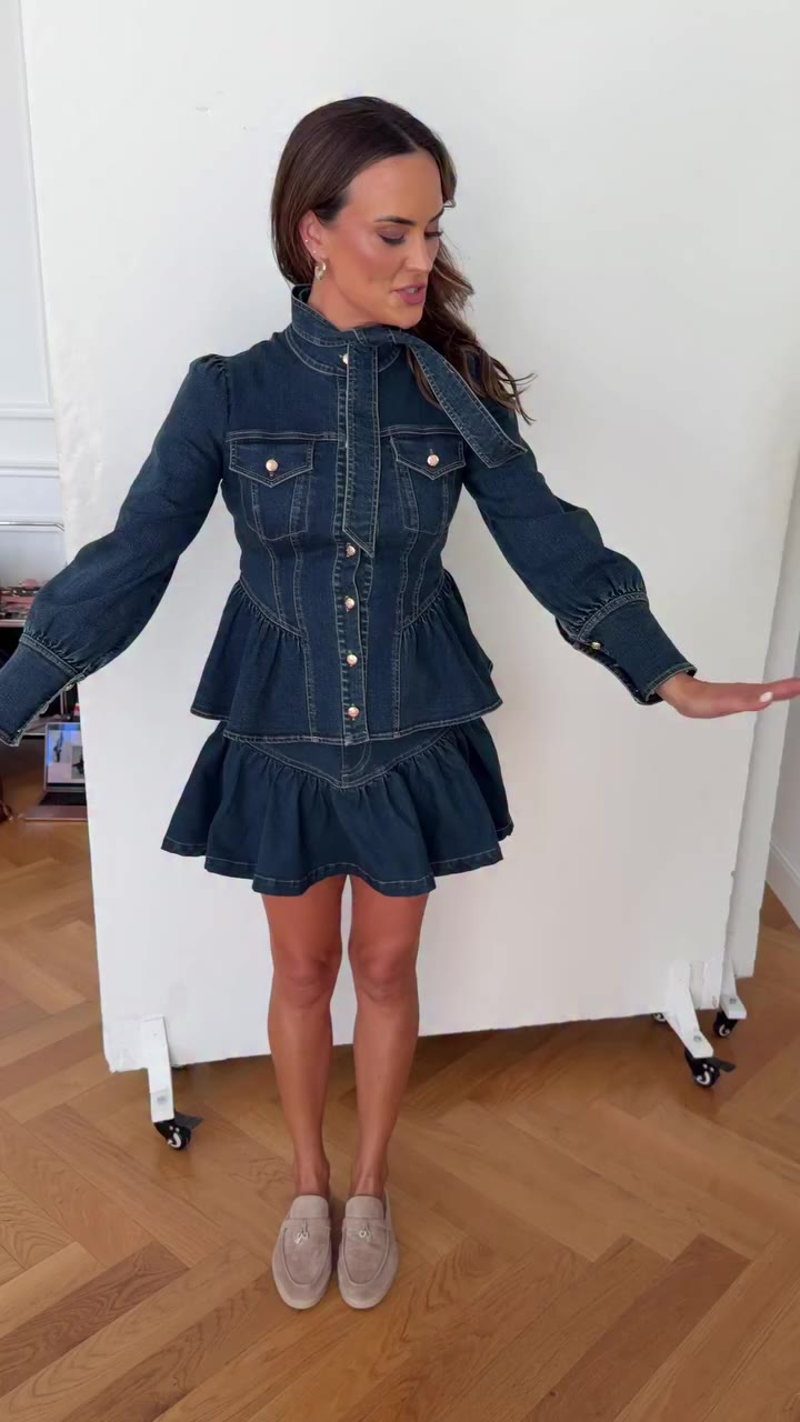 The perfect denim set. An investment piece for all seasons.