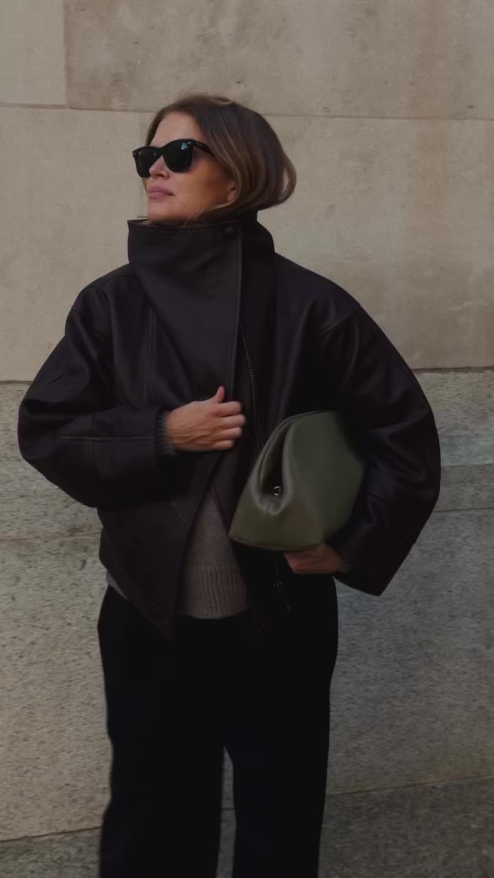 The only leather you need this season @sezane AD