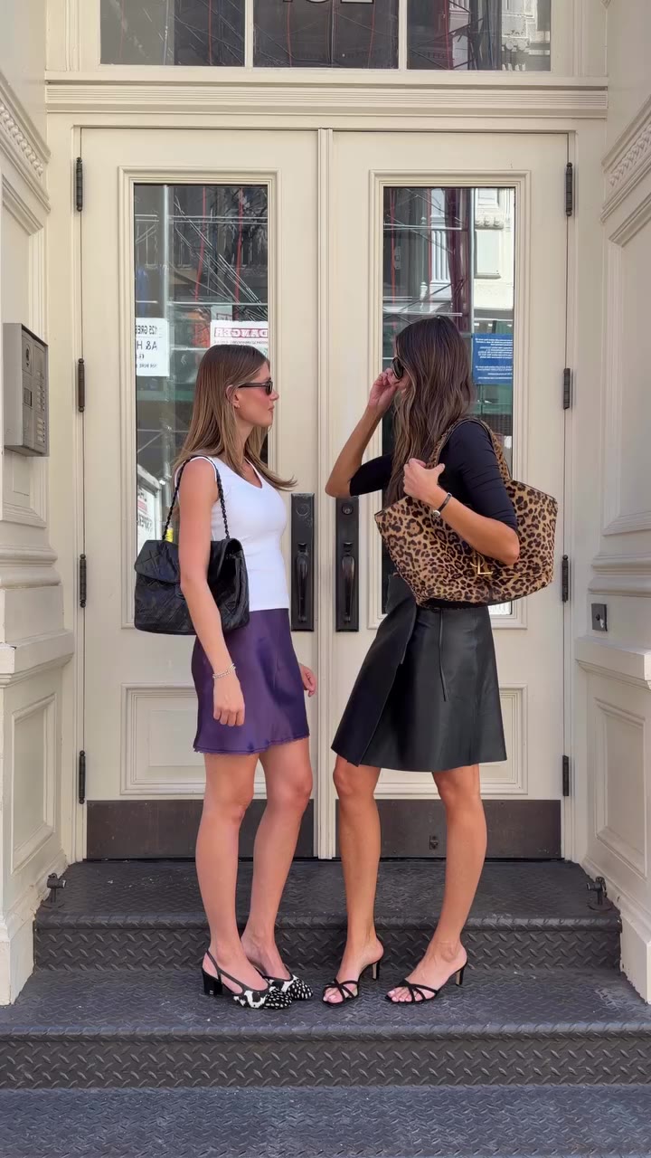 Episode 11: where did you get that? The early fall uniform: leather midi +…