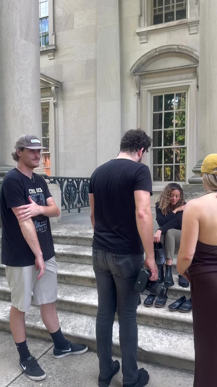 Behind the scenes with @sweettalkstrategy & @stegmannclogs @unlikelysofia…