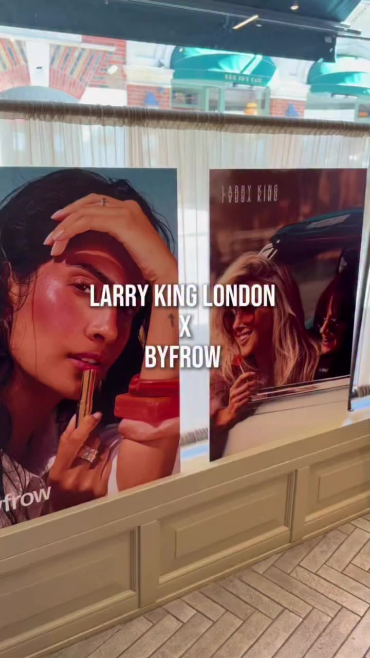 Larry King London x byfrow end of summer soirée!! We teamed up with our good…