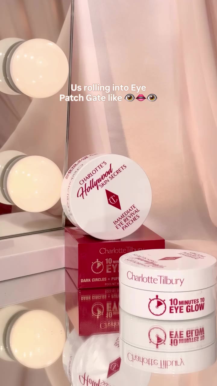 POV: the dress code doesn’t apply to Charlotte’s Immediate Eye Revival Patches