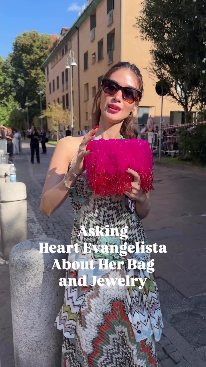 Spotted our friend @iamhearte in Milan and got to ask her about her bag and…