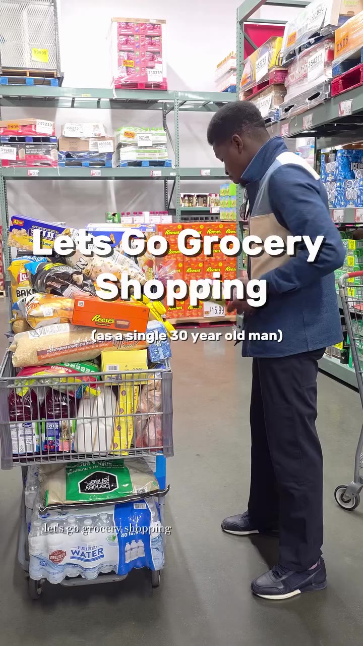 I definitely grocery shop like I’m feeding a small family