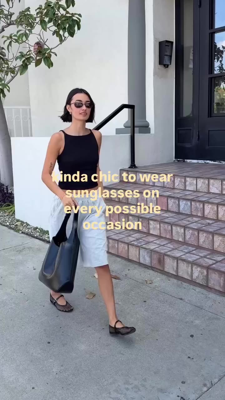 new rule: if the sun could theoretically exist, sunglasses are mandatory 😎🤭