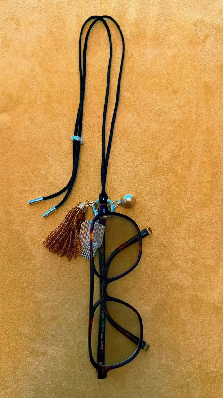 EYEGLASS SET. Our silk and cotton corded set for your glasses or sunnies…