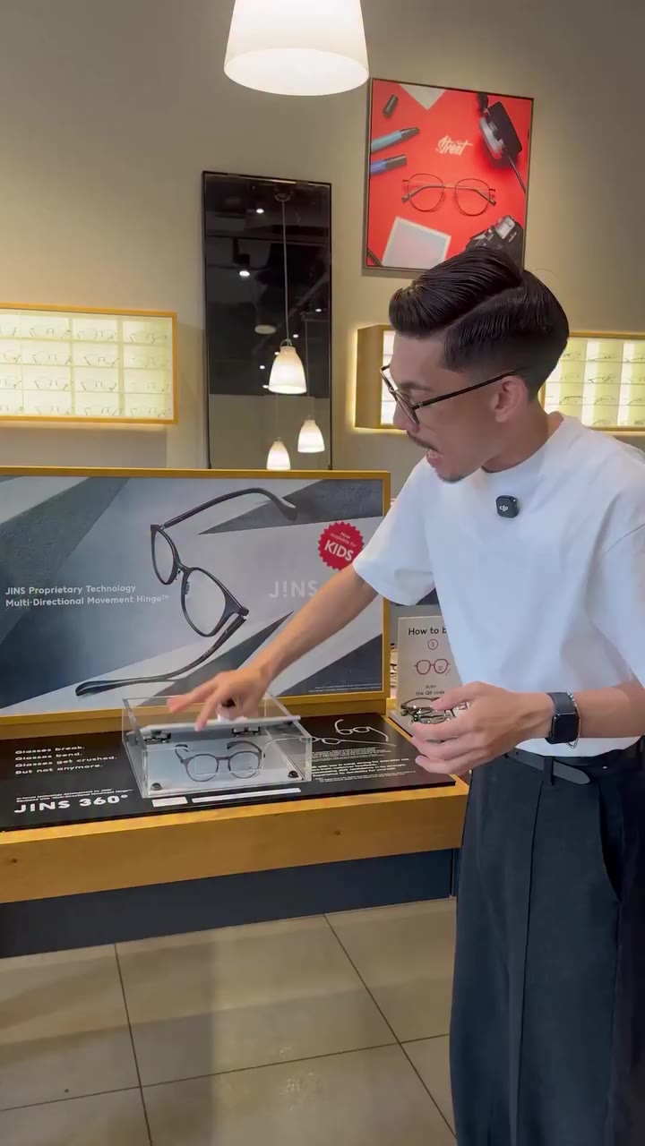 Not all glasses are built the same. 👓 Meet JINS 360. Our most durable frames…
