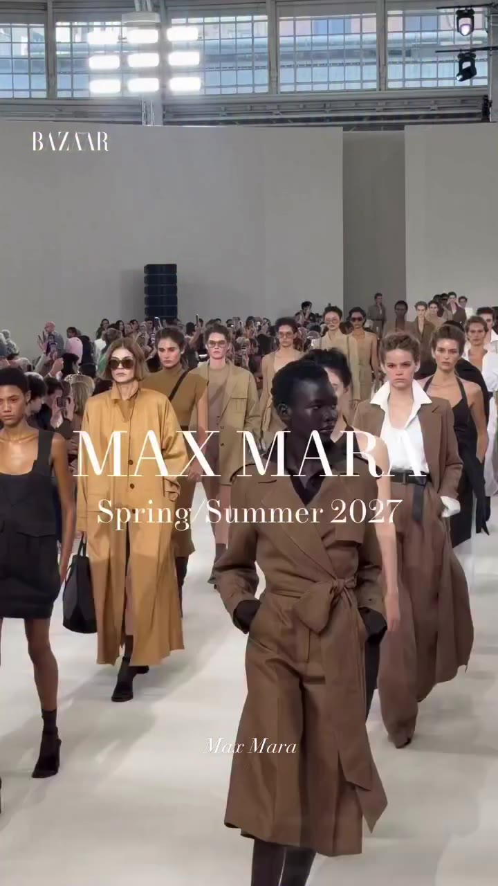 A @maxmara Spring 27 Collection with @harpersbazaarus behind the lens 📸🎥…