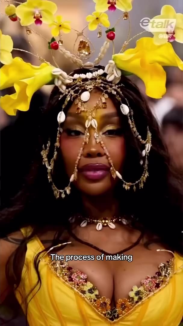 PART 1 💐⚠️ BTS SZA’s Bode met gala hat @rilarusa @nikkifinaa @brianaandalore…