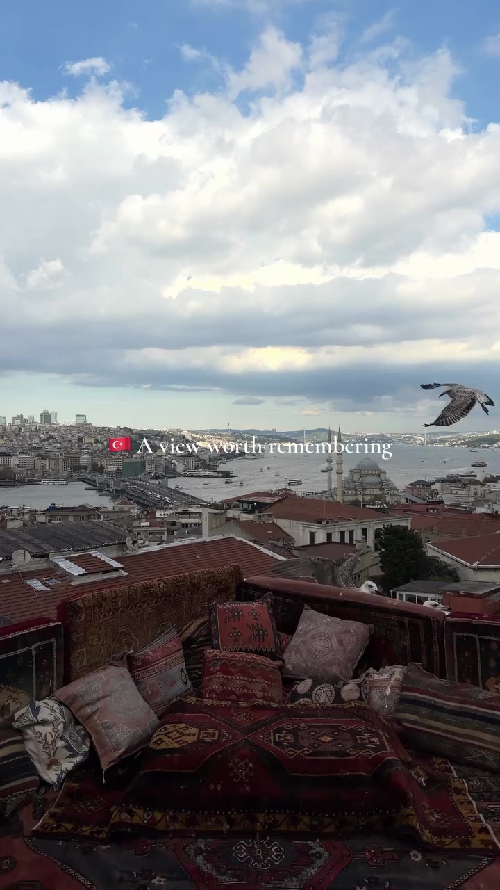 Istanbul from above 🇹🇷 A view worth remembering. ✨ #istanbul #turkey…