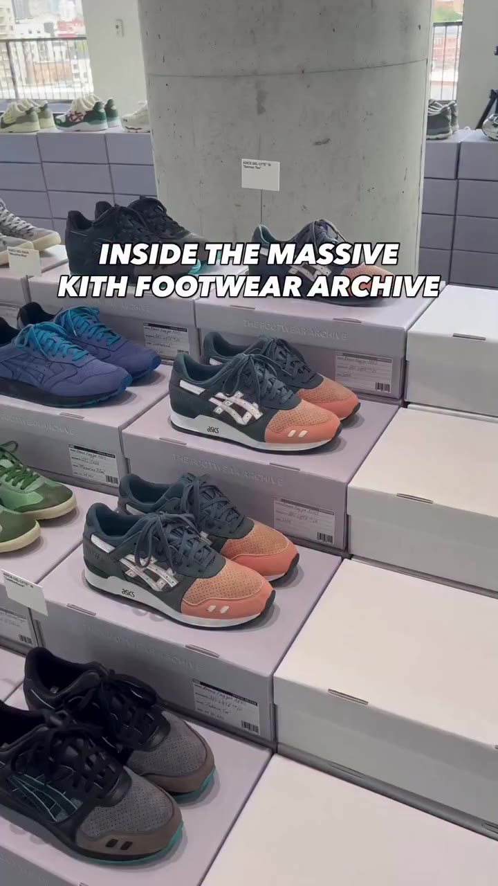 Inside the Kith Footwear Archive. Over 1,800 pairs of collabs on display. Open…