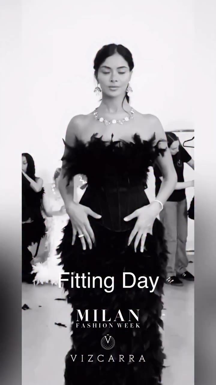 Fitting IL Cigni Collection By Vizcarra Milano Fashion Week #vizcarrajewerly…