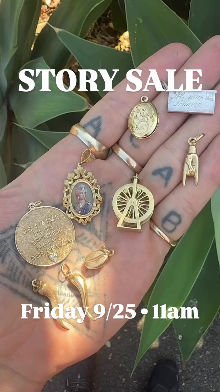 STORY SALE • Friday 9/25 • 11am @goodboy.jewelry & @kittenclawjewelry will be…