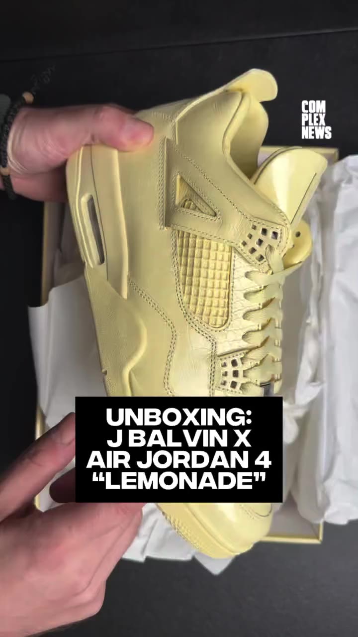 The quality on these J. Balvin 4s 🔥🍋 Would you cop a pair?