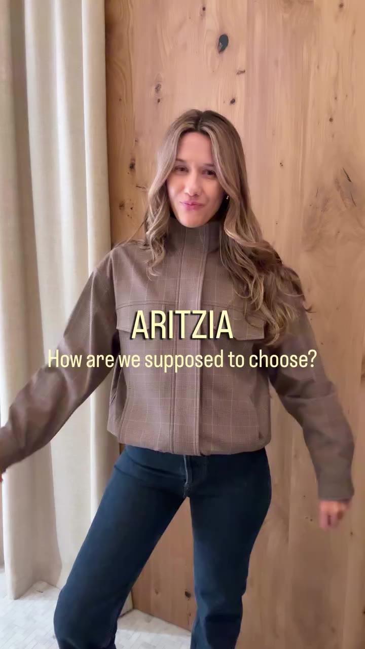 Seriously @aritzia how does a girl decide?! Lmk your favorite jacket below and…