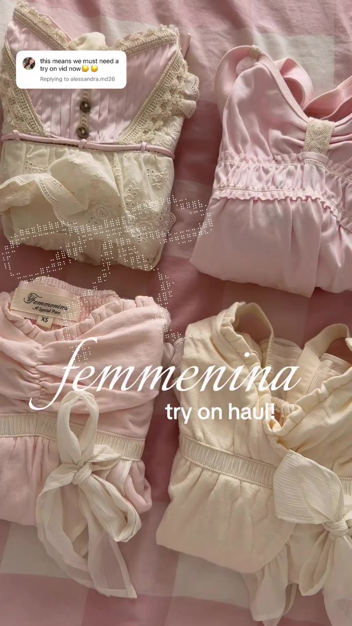 which @shopfemmenina top is your favorite?? <3 • #femmenina #haul #shopping…