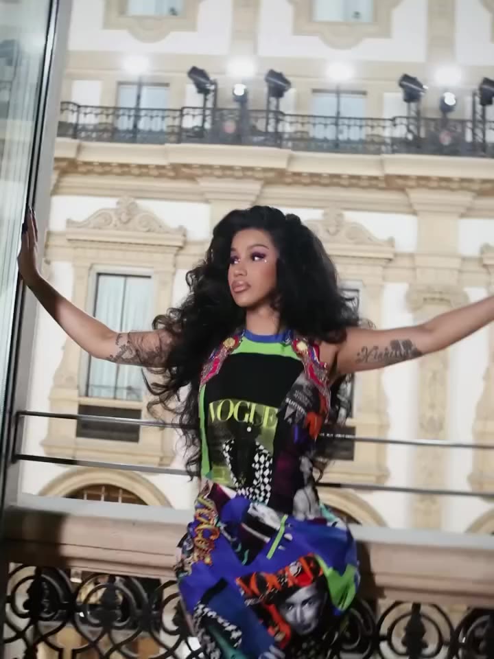 Archival excellence at Vogue World 2026: Milano. Cardi B took the runway by…