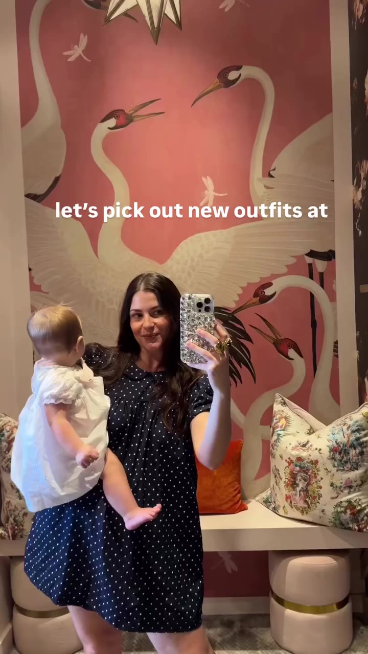 first matter of business this morning was new outfits for me and Miss Annie…