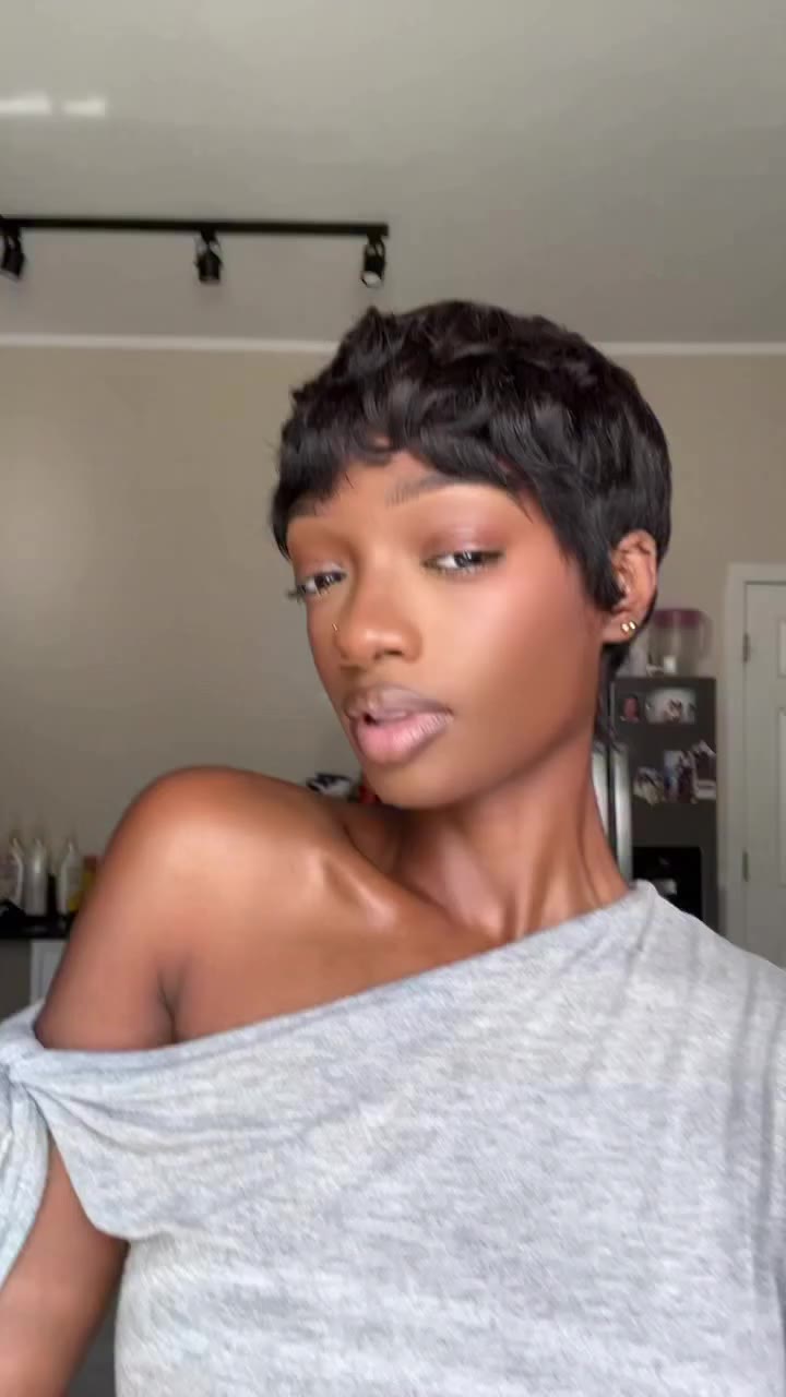 I was so scared to try this pixie, but I did it and it’s TEA 😍 #pixie #90sfine