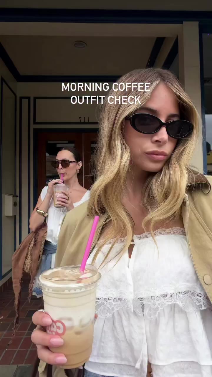 Okay but why does iced coffee taste better when you love your outfit?! Asking…