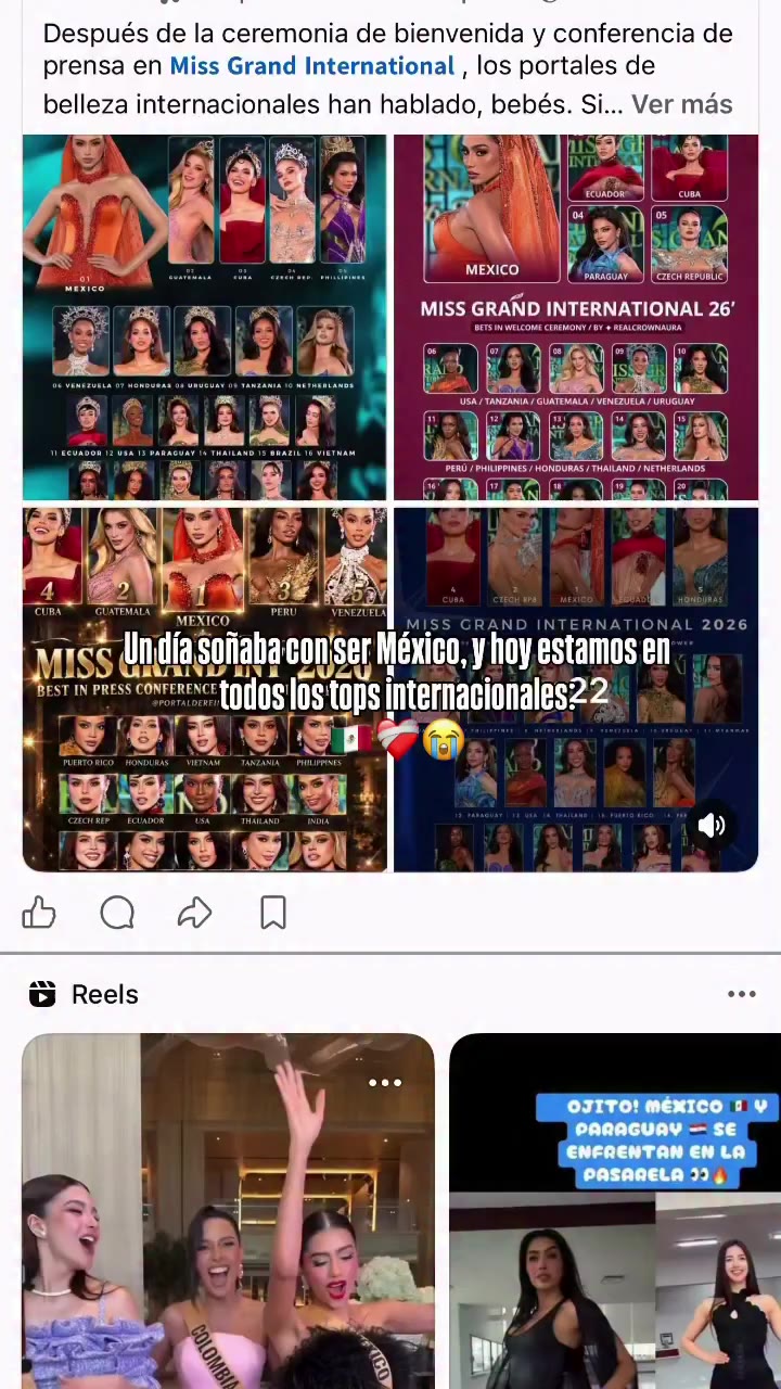 Ver esto se siente así… ❤️‍🩹😭🇲🇽 Gracias a cada cuenta de apoyo a misses…