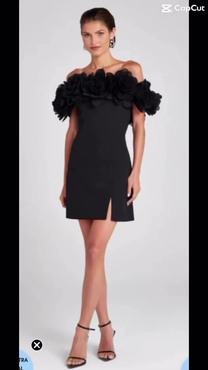 ✨ NADINE MERABI MACIE ✨ The ultimate party dress! ❤️🖤 Available to hire from…