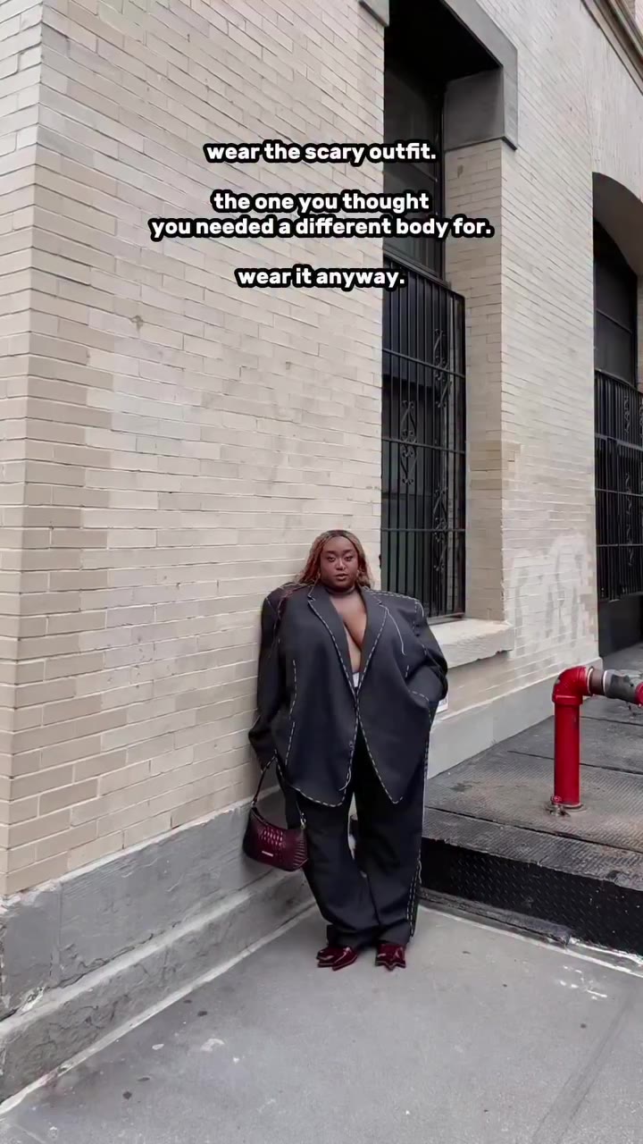 wear the scary outfit. that’s it.