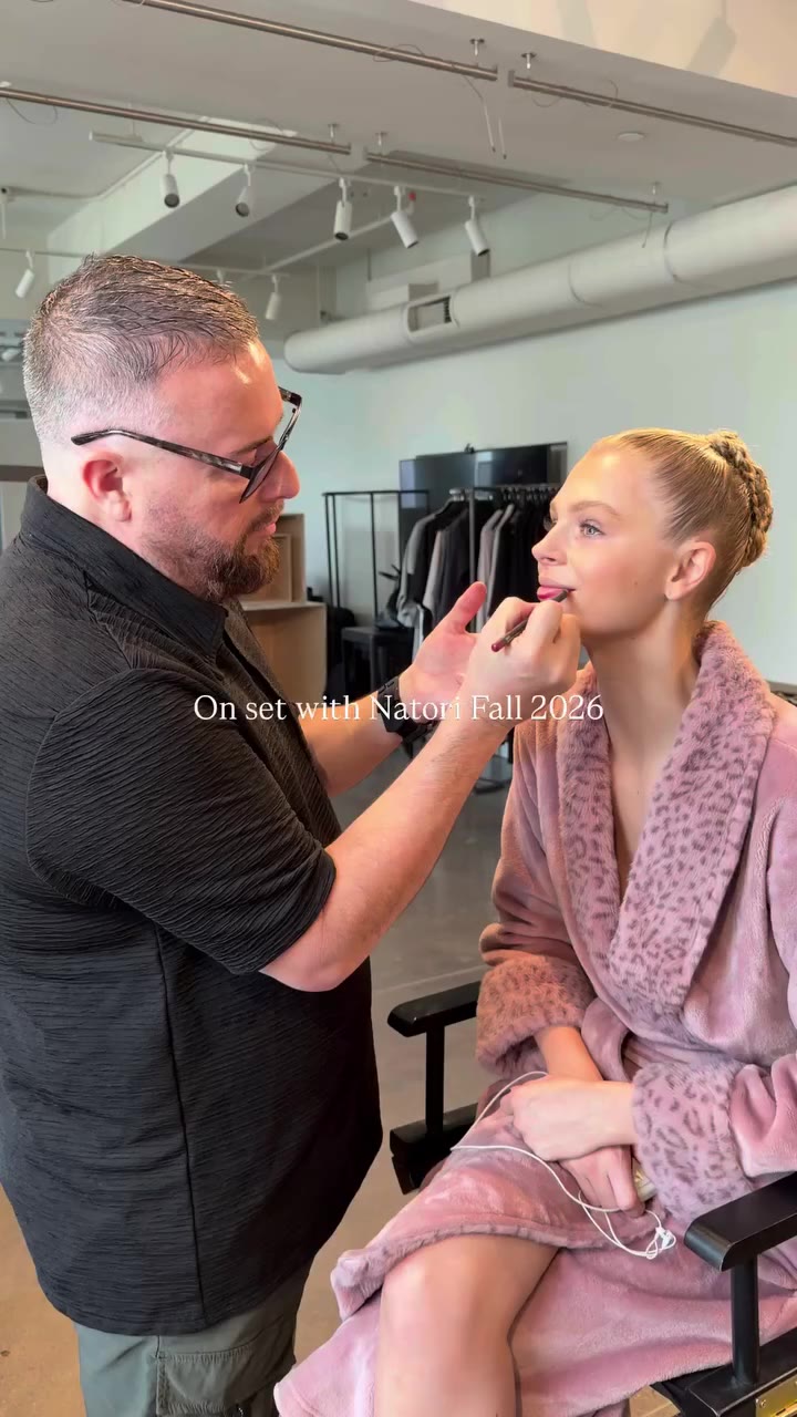 On set with #NatoriFall2026. #Natori