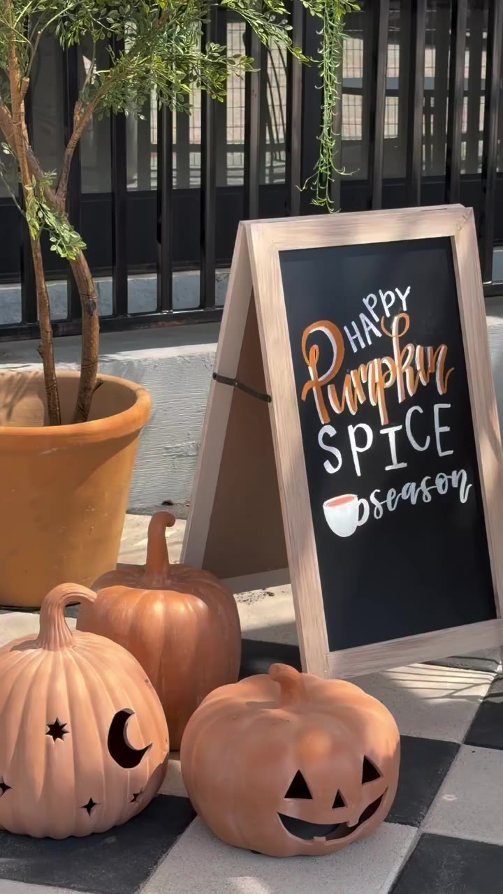 A little something warm, a little something sweet. ☕️🥐 Pumpkin Spice Latte &…