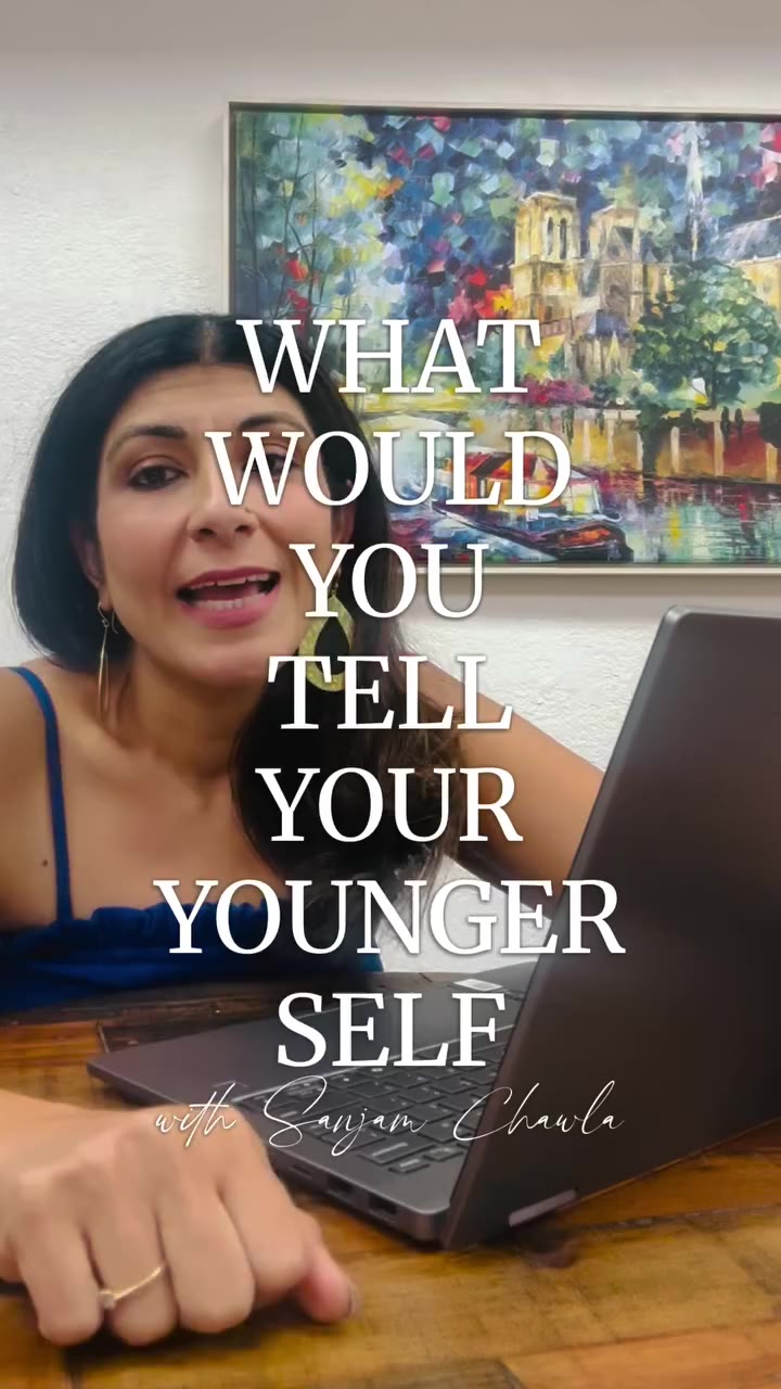 What would you tell your younger self? ✨ We asked Sanjam Chawla of Jewels by…