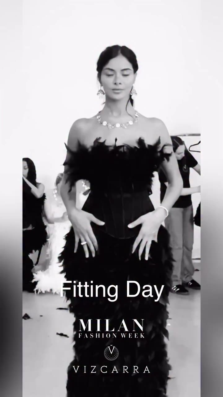 Fitting IL Cigni Collection By Vizcarra Milano Fashion Week #vizcarrajewerly…