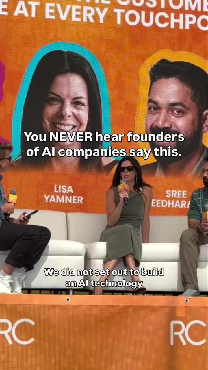 “We hope the customer never knows this is an AI product, it doesn’t matter.”