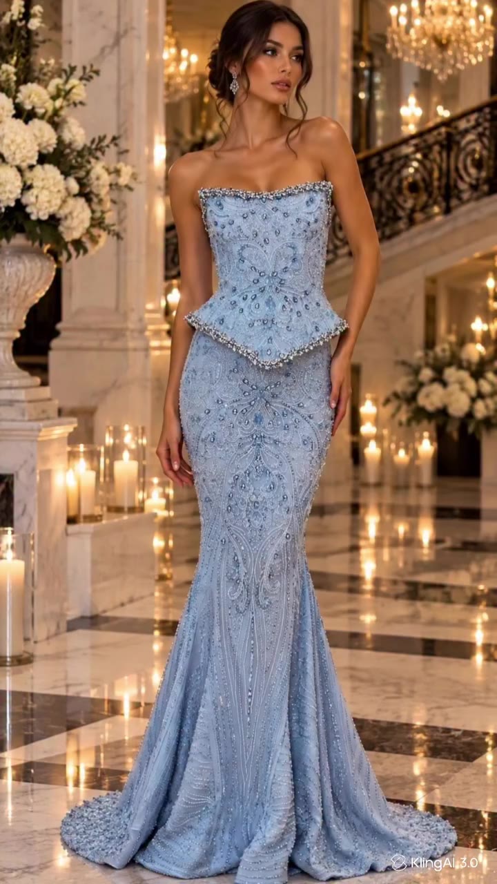 Fully beaded custom made gown 🤩🤩@bbbybarbara_ ☎️305-223-4340◀️ 📍14248 SW 8…