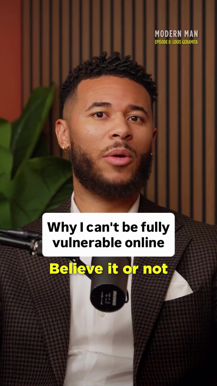 @treybryantstyle speaks on why a certain level of vulnerability is important…