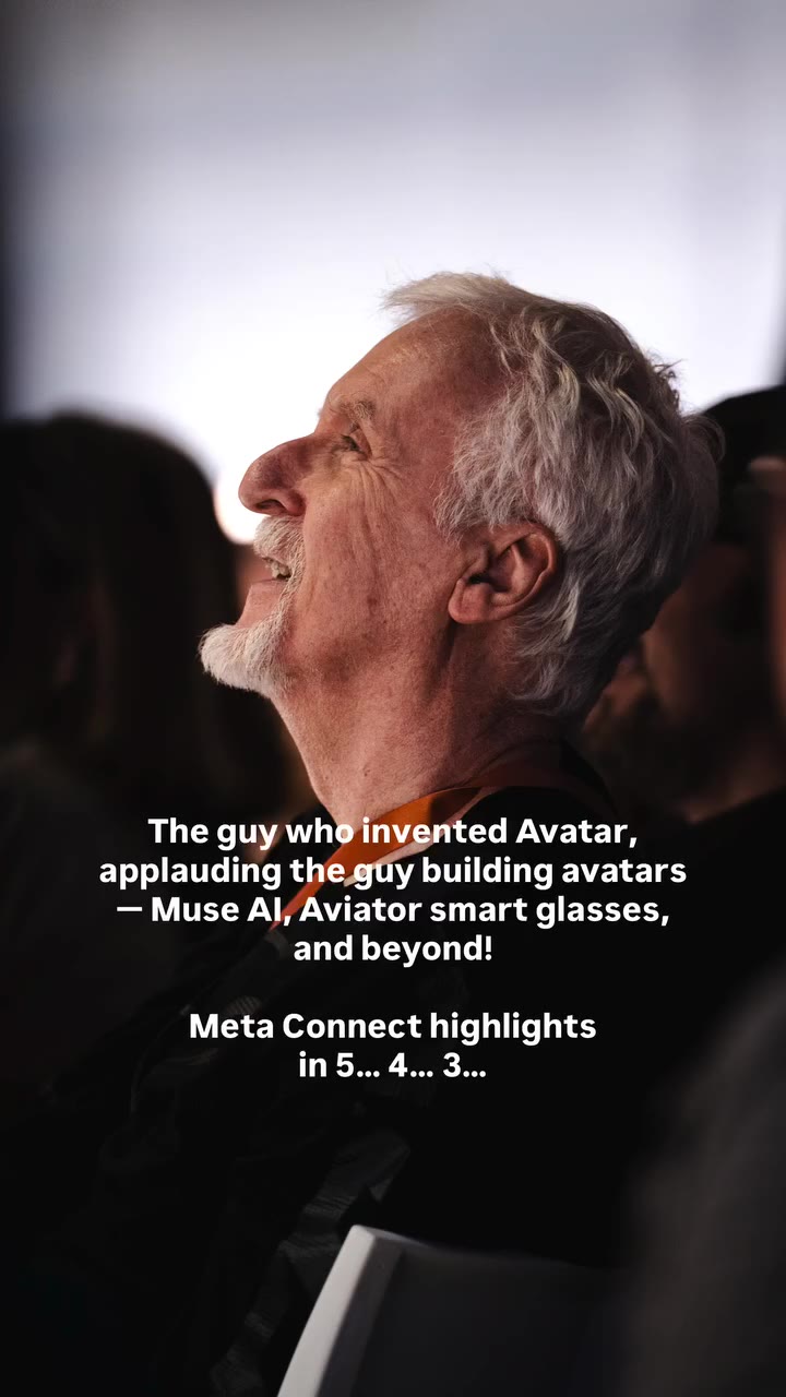 The guy who invented Avatar, applauding the guy building avatars — Muse AI…