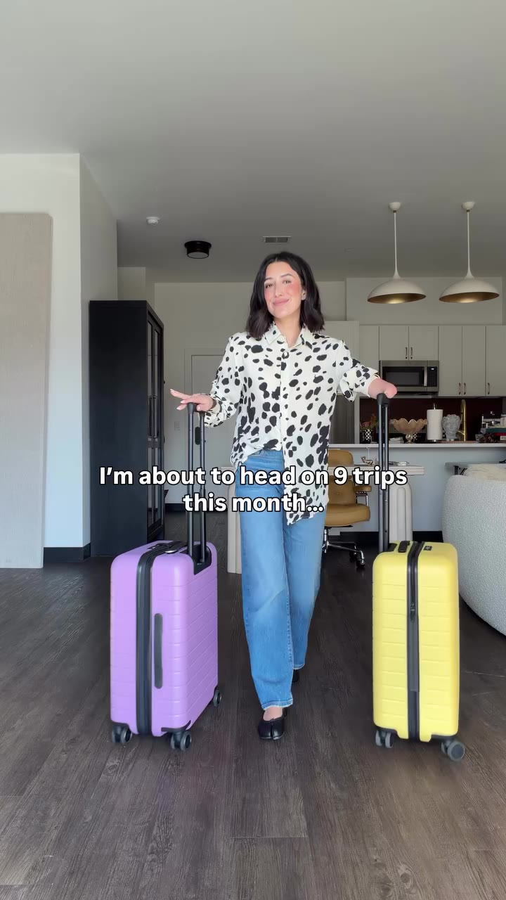 finding sanity living out of my suitcase @away new series 3 is here 💜…