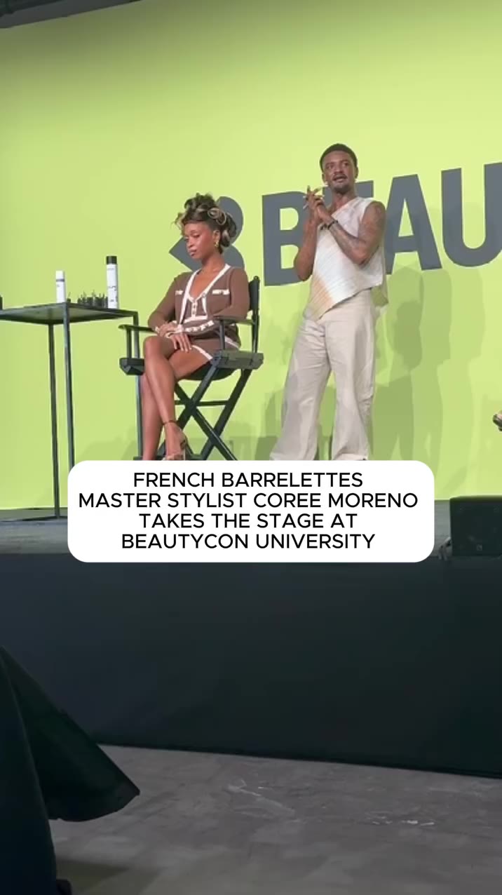 French Barrelettes hit the Beautycon University stage. 🎓✨ We loved seeing…